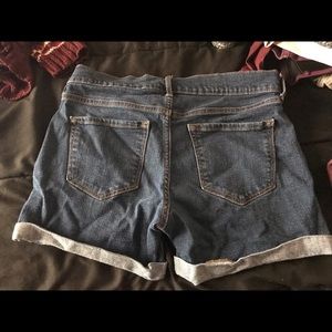 Old navy dark wash jean shorts